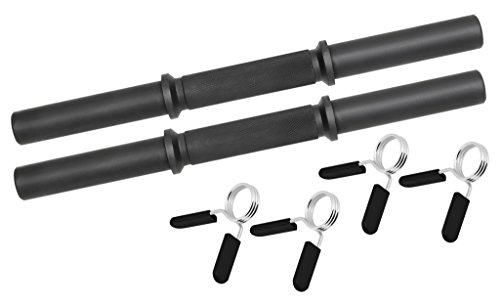 Bad Company Kurzhantelstange Black inkl. Federverschlüssen 30/31 mm I 2 Stück - 40 cm Hantelstange Bad Company Kurzhantelstange Black inkl. Federverschlüssen 30/31 mm I 2 Stück - 40 cm Hantelstange