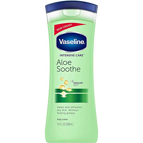 Vaseline Intensive Care Aloe Soothe Lotion, 10 Ounces each (Pack of 6)