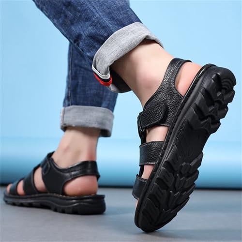 Men's Sandals Open Toe Hiking Shoes Waterproof Fisherman Walking Sneakers for Summer Beach Adjustable4