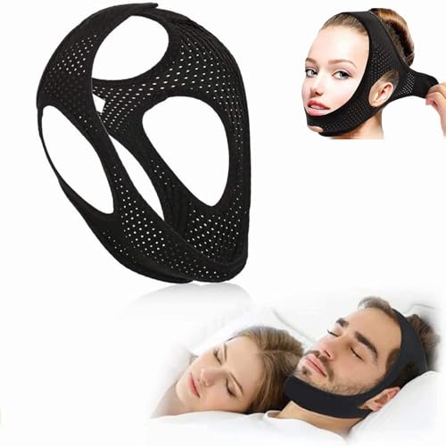 Ronquidos Soluciones,Ajustable Anti Snoring Chin Strap,Dispositivos Anti Ronquidos Soluciones,Dejar De Roncar,La Correa Para El Mentón