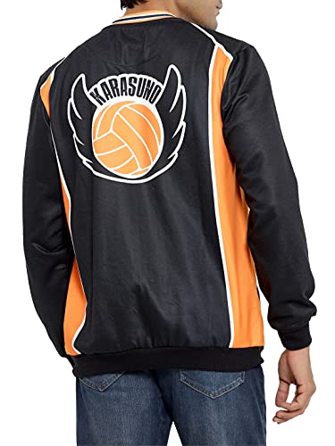 Image of ComicSense.xyz Unisex Haikyuu Anime Jacket for Men and Women, Karasuno Printed Cosplay Anime Bomber Jackets