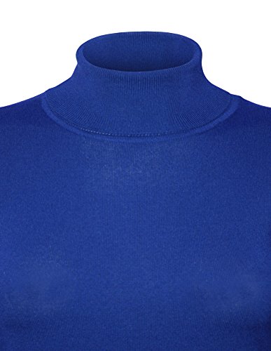 Image of Cielo Womens Solid Basic Stretch Turtleneck Pullover Knit Sweater