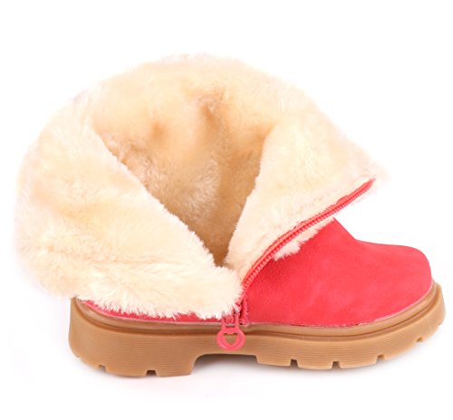 Image of Femizee Girls Boys Warm Winter Boots Kids Outdoor Snow Boots(Toddler /Little Kid)
