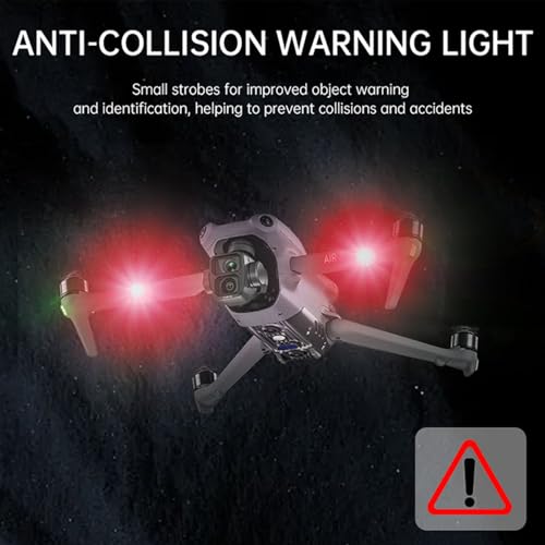 LICHIFIT Strobe Light for DJI Avata 2 / Mini 4 Pro/Air 3 Drone Night Flight Light Flashing Warning Lights Rechargable LED Lamp Universal for Drones RC Cars - Image 4