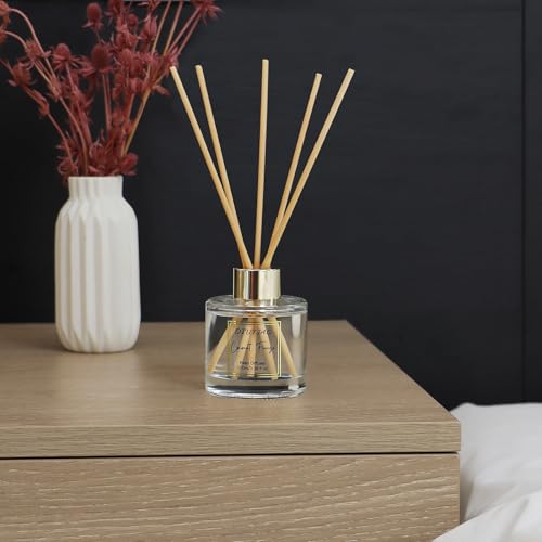 Coconut Scent Diffuser 100ml 6 Fiber Sticks Reed Diffuser Aromatherapy Home Bedroom Bathroom Air Fresheners