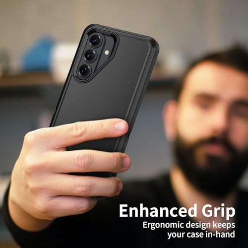 Golel for Samsung Galaxy S26 Case,[Heavy Duty Protection][Non-Slip][Shockproof] 3-Layer Rugged Cover Phone Case for Samsung Galaxy S26,Black by Golel - Used condition - Image 7