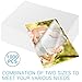 Jetec 1000 Pcs Laminating Sheets Bulk 8.6 x 12 Inch Clear Lamination Sheets 4 Mil Lamination Pouches Thermal Lamination Paper Hold Sheet Clear Letter Size Sheets Home Office Supplies
