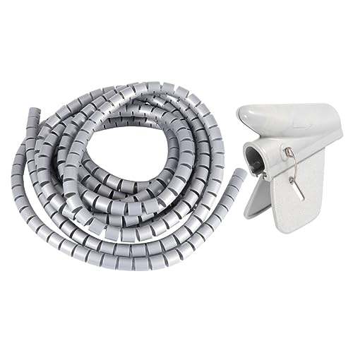 NOLITOY Spiralschlauch Kabel-Organizer Grau