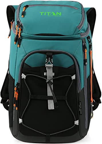 Arctic Zone Titan Deep Freeze 30 Can Insulated Backpack Cooler Bag & Maelstrom Cooler Backpack,35 Can Backpack Cooler Leakproof,Insulated Soft Cooler Bag,Beach Cooler Camping Cooler #TOP2