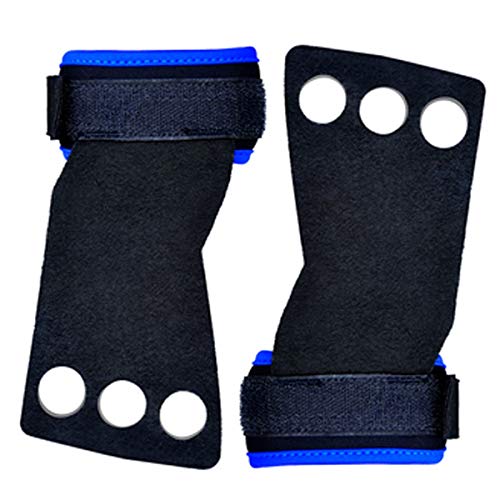 Hand Grip Panther Claw Luva Crossfit 3 Furos Profissional Nc Cor:Azul;Tamanho:GG