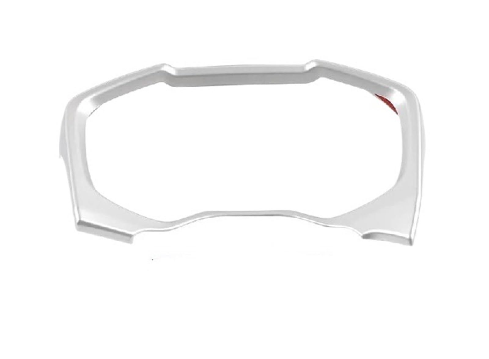 for Toyota for RAV4 XA50 Hybrid 2019 2020 2021 2022 2023 2024 Car Dashboard Display Decorative Frame Sticker OOPUHKSY(RHD Silver)