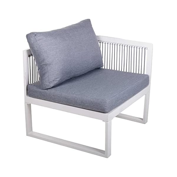 OUTLIV. Modulares Bistroset Oscar Hellgrau