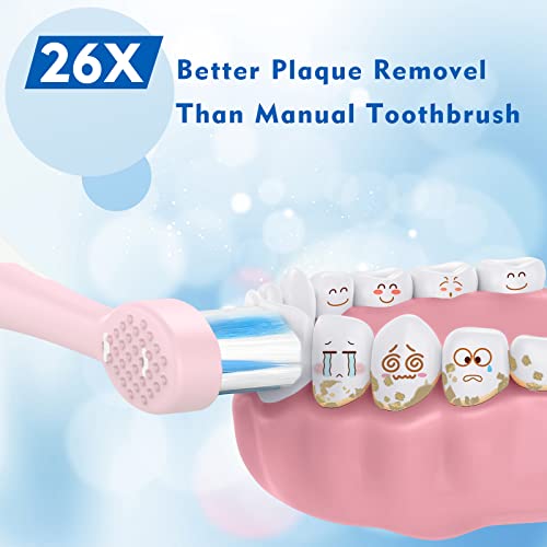 Fumeikang STB1001 Kids Electric Toothbrushes Sonic Rechargeable Tooth Brush Gifts thumb #4
