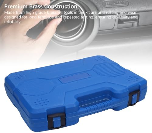 Air Conditioner Leak Detection Tool 56pcs Automotive Air Conditioning Leak Test Kit, Repair Kit for Car Truck Auto AC