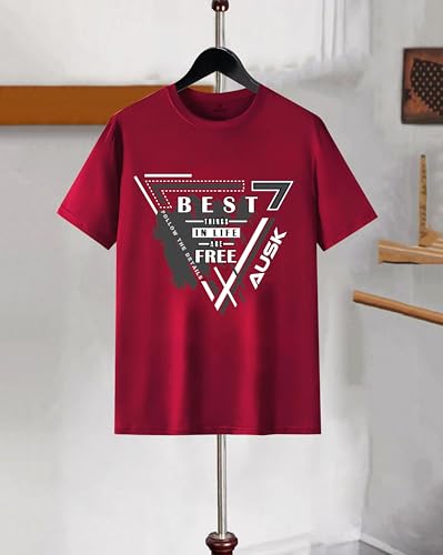 Image of AUSK Men Casual Summer wear Co-ords set of T-shirt & Trakpant