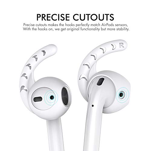 Ahastyle PT14 3 Pairs Airpods Ear Hooks Cover Silicone Accessories Compatible thumb #3