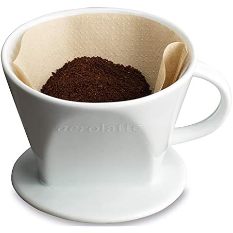 Aerolatte Pour Over Coffee Dripper Reusable Filter Cone Brewer, Number 2-Size, Brews 2 to 6-Cups Cover