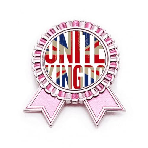 Broche drapeau britannique Union Jack en métal accessoire de mode vintage Londres M