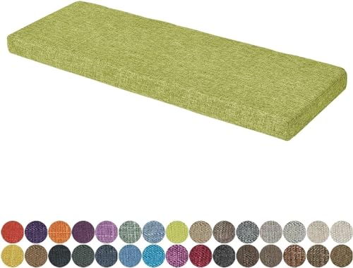 MCOSU Bench Cushion - Outdoor/Indoor Patio Porch Swing Cushions, 48/40/50 x 12/14/16/18 inch Bay Window Seat Furniture Cushion Non-Slip with Zipper (Color : 6#, Size : 47x14x2in)