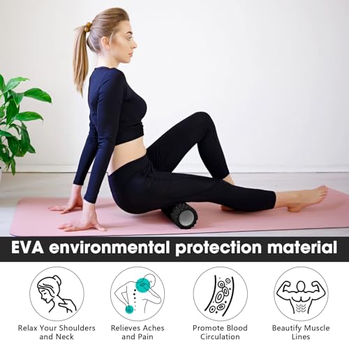 Rouleau de Massage, Rouleau Massage Foam Roller, Rouleau Massage Dos pour Massage Profond des Muscles, 30 x 8cm – Image 5