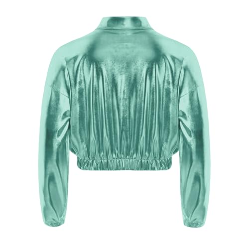 DINORMIN Modern Dance Coat for Girls Boys Sequins Performance Tops Hip-hop Jazz Dance Jackets Outwear3