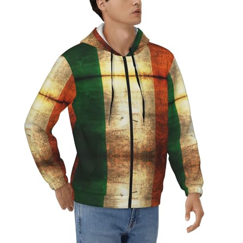 Sweat homme fermeture éclair en polyester doux pour éviter le froid de l'hiver