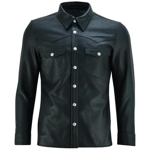 Chemise Cuir Noir Leatherick Cover