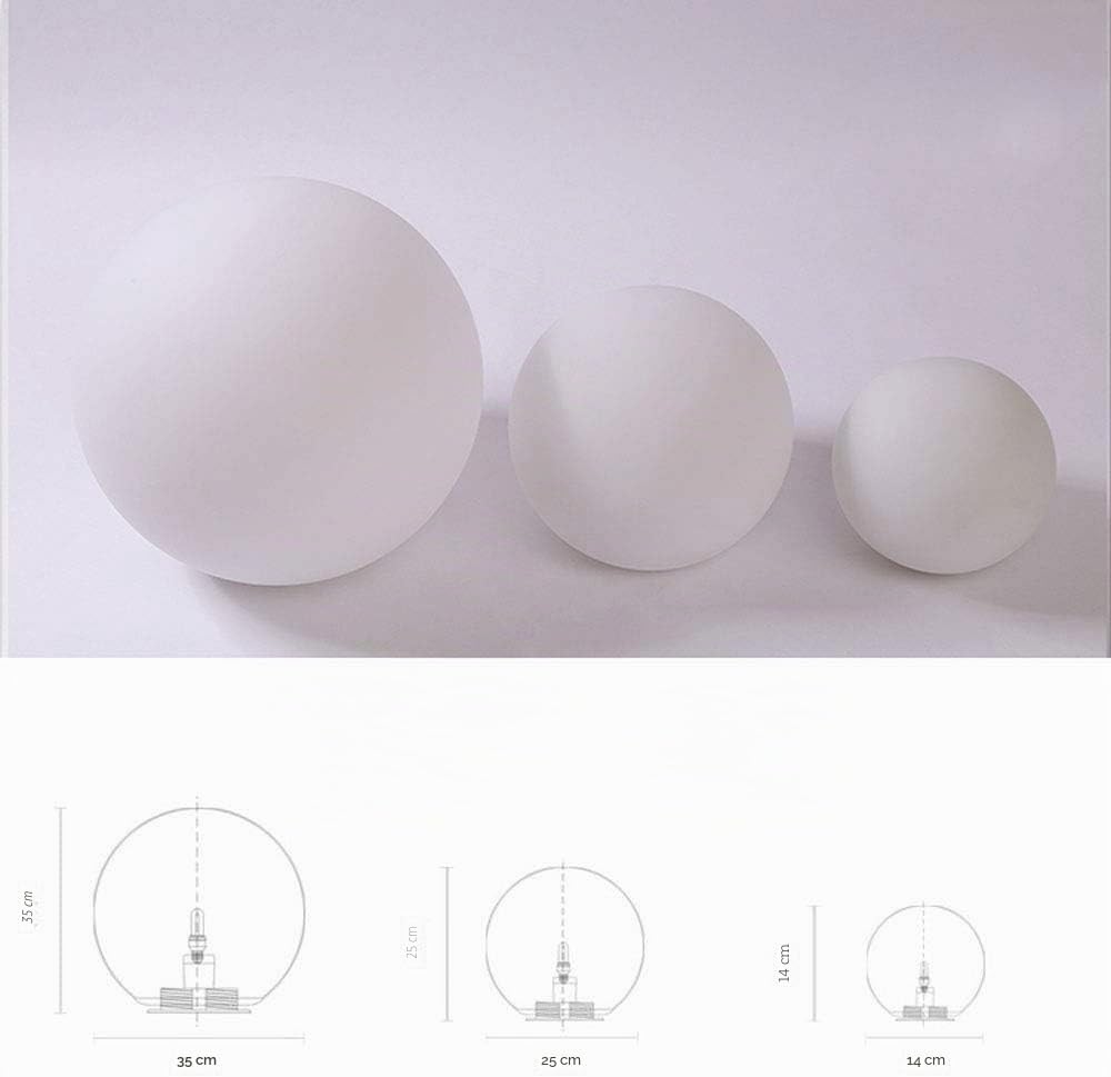 TRIVIDHA Applique da Parete Moderne Lampada da Soffitto Circolare in Vetro Lampada da Parete A Sfera in Vetro per Ristorante Soggiorno Comodino Scale Portico Balcone Camera da Letto Corridoio