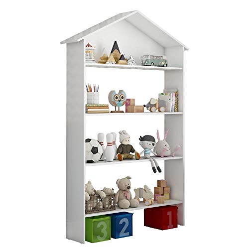 Estante Infantil Casinha Buba - Branco - Rpm Móveis