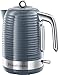 Russell Hobbs Bouilloire 1,7L Puissance 2400W, Ebullition Rapide, Niveau Eau Visible, Filtre Anti-Calcaire - Gris 24363-70 Inspire (Exclusivité Amazon)