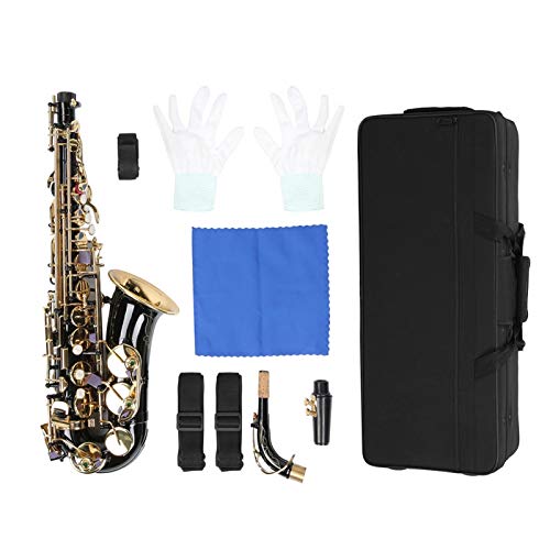 Sax plano sem desbotamento para entusiastas de saxofone para amantes de saxofone (preto)