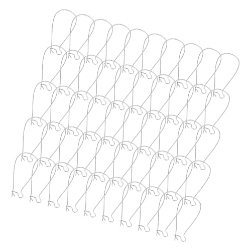 50Pcs Sturdy Earring Hooks Adornment Perfect For Fashionable Jewelry Crafting