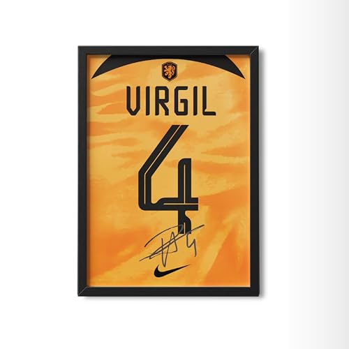 Image of Posternet Football Jersey Inspired Wall Frame | Premium Acrylic Sports Wall Decor for Bedroom, Living Room & Office | Athlete Number Artwork Poster | 8 x 12 Inch Ready to Hang Motivational Sports Decor