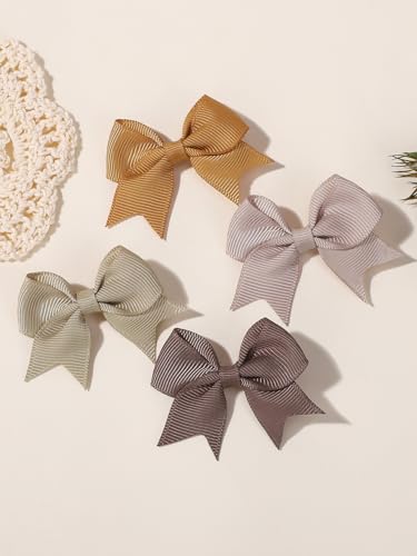 Set de 24 Pinzas para Cabello con Moños de 2 pulgadas Mini Barrettes Cinta Clips de Cocodrilo Accesorios de Pelo para Mujeres y Jóvenes miniatura 4