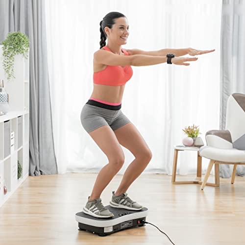 CELLUSTOP - Vibrationsplatte mit Schwingfunktion – Fitness-Plattform – 3 Vibrationsmodi horizontal, vertikal, 360… – Bild 4