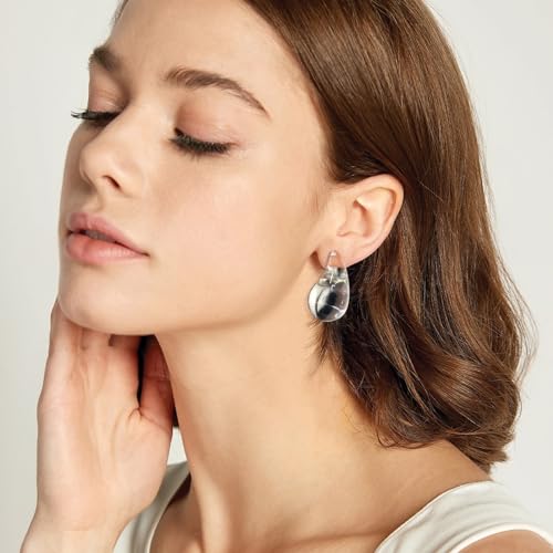 Waterdrop Teardrop Earrings - Chunky, Four Color Dupes Perfect for Holidays3