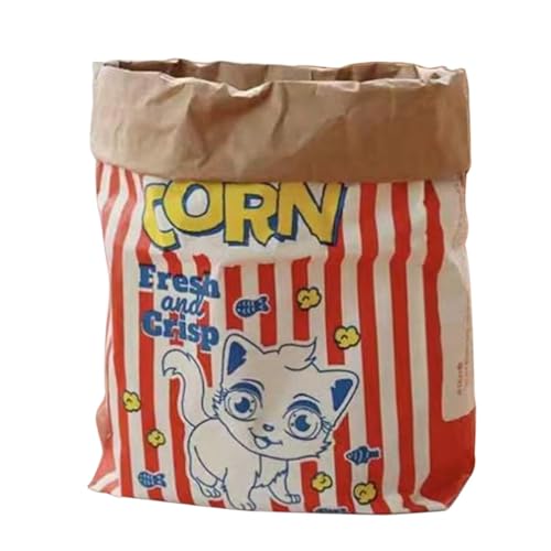 Bolsa para gatos - Juguete para gatos de papel kraft | Bolsa grande de papel kraft de arroz inflable para gatos creativos escondidos dentro de la bolsa, juguetes divertidos para gatos domésticos, para