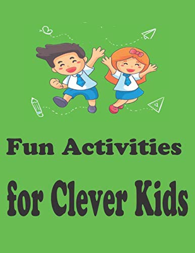 Fun Activities for Clever Kids: Coloring, Mazes, Puzzles, and More for Ages 4-8 ,Jumbo Pack - Book Bundle ,Large 8.5 x 11 pages