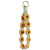Boho Macrame Keychain Wristlet Keychain Weave Exquisite Keyring Holder Bracelet Handmade Wrist Lanyard for Women
