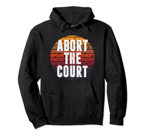 Abort the Court Pro Roe V Wade Pro Choice Femminista RBG Felpa con Cappuccio