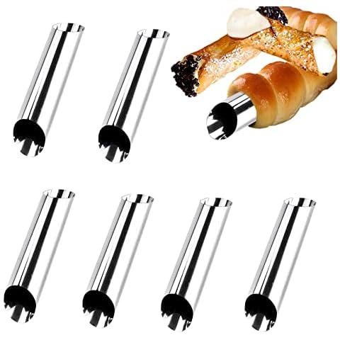 5-Inch Stainless Steel Cannoli Tubes by PCTC Cover