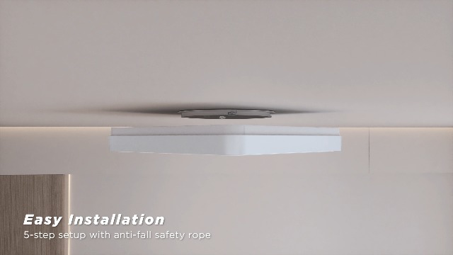 Image of Govee Smart Ceiling Light Pro, Square RGBIC 4800LM 18 Inch, 1 Pack | RGBIC LED Ceiling Light Fixture, 4800LM DIY Colors, Works with Matter Alexa, 2700K-6500K Lights for Living Room, Bedroom