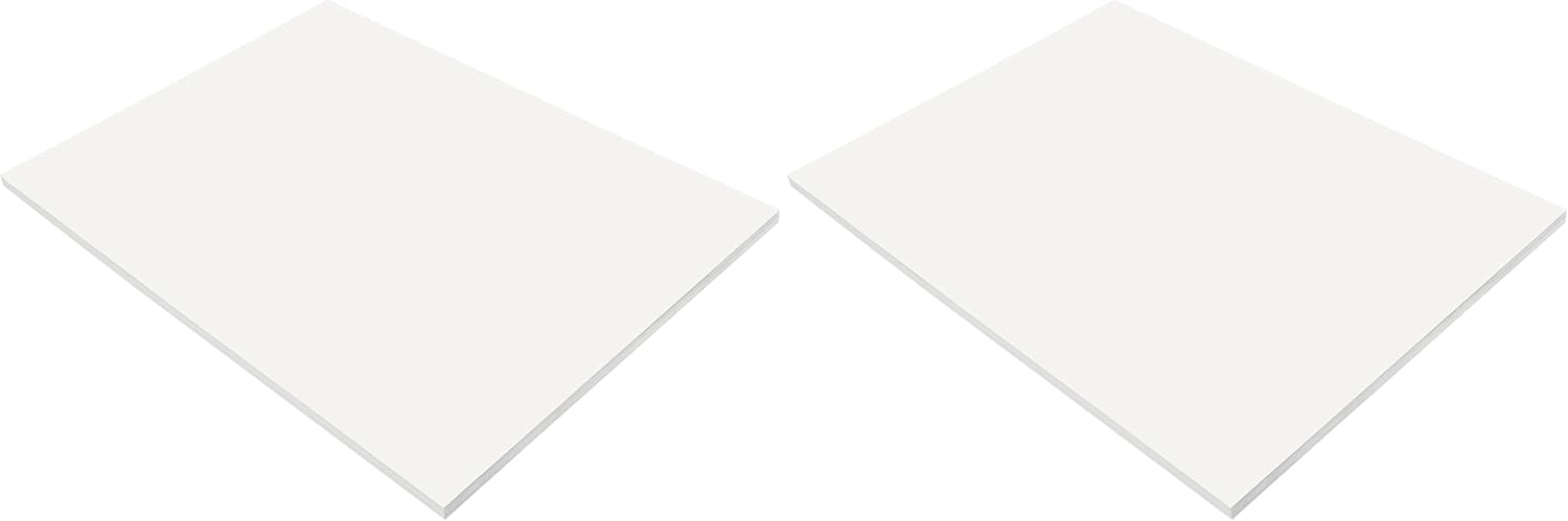 Prang (Formerly SunWorks) Construction Paper, White, 18" x 24", 50 Sheets (Pack of 2)