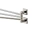 Valsan 67670 Braga Bathroom Adjustable Towel Rail With Finish: Chrome