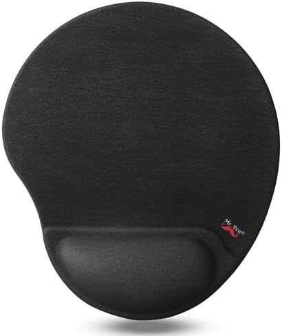 Mr. Pen- Ergonomic Mouse Pad with Wrist Rest | Breathable Fabric with Memory Foam Cushion, Non-Slip Rubber Base, Gel Mouse Pad with Wrist Support