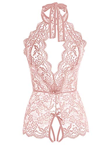 Image of Ababoon Women One Piece Lingerie Lace Sexy Baby Dolls Teddy Sleepwear