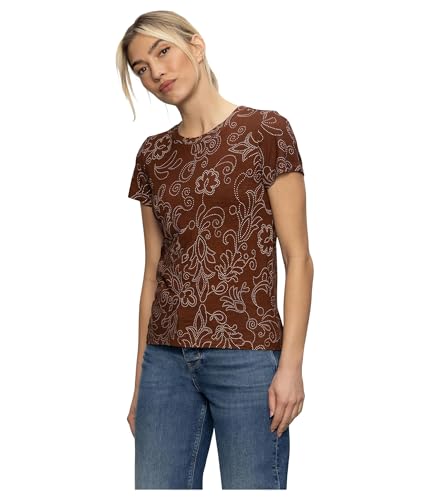 Sanctuary The Perfect Tee - T-Shirt for Women - Short Sleeved Construction - Classic Crew Neckline - Printed