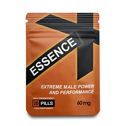 ESSENCEX™ 20pc Tablets Ginseng Food Supplement for Men. Energy Endurance Tablets Natural & Safe Complex Formula Immediate Long Lasting Effect Made in United Kingdom