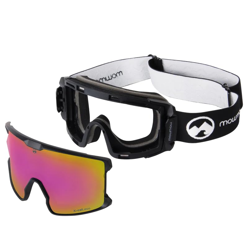 Lunettes de ski anti-buée UV400 contre l'éblouissement en altitude - 6