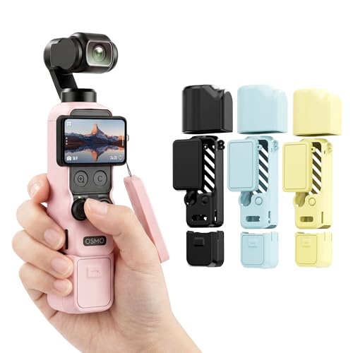 CYNOVA Osmo Pocket 4 �V���R���P�[�X �Ή� DJI Osmo Pocket 4,Osmo Pocket 4 �P�[�X DJI Osmo Pocket 4 �V���R���ی�P�[�X 4�_�Z�b�g,�����Y�ی� ����~�� �h�o �����Ȑ؂茇��,Osmo